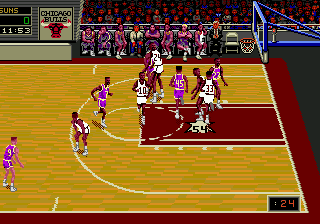 Скриншот игры NBA Showdown '94